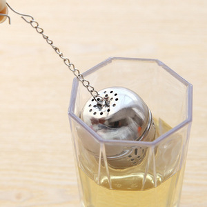 Stainless Steel <b>Tea</b> <b>Infuser</b> Ball With Chain For Loose Leaf <b>Tea</b> Brewing And Spice Straining - Product Image 3