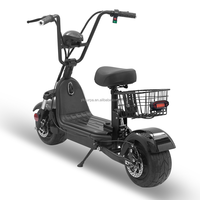 1000w 48v1 2ah/20ah lityum pil mini citycoco çocuklar genç yağ lastik e-scooter elektrikli scooter gençler için