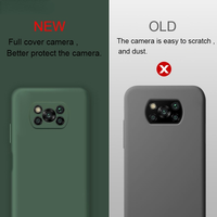 Funda completa de silicona líquida para Xiaomi Poco X3, funda protectora trasera suave, Nfc, M2, F2 Pro, X2, global, Original, nueva