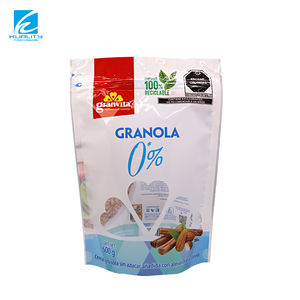 Sac debout en PE écologique pour graines <span class=keywords><strong>de</strong></span> <span class=keywords><strong>chia</strong></span> Pochette d'emballage alimentaire avec logo personnalisé et fermeture éclair - Product Image 1