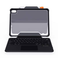 Sarung Keyboard Mini portabel, untuk IPad Pro Bluetooth dengan tempat Pensil ipad