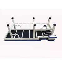 Table de massage de spa professionnelle de meilleure qualité, portable en aluminium de nouvelle conception pour les chambres d'hôpitaux, cuir de style moderne
