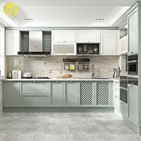 Évier de cuisine moderne en marbre, sur mesure, économique, pratique, avec base modulaire en bois imperméable