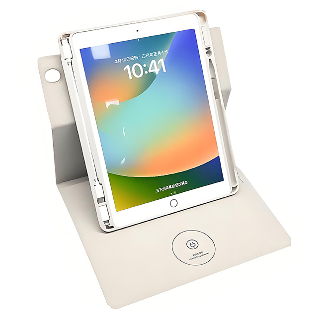 YUFINO Portable Wireless Charging Max 22.5W 1000mAh PU Leather Tablet Case iPad 10.2'' 10.5'' Phone Watch Cover