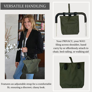 ถุงระบายน้ําปัสสาวะ ถุงของคุณเอง ถุงปัสสาวะเพื่อความเป็นส่วนตัวพร้อมฝาปิดท่อสายสวน - Product Image 3