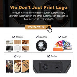 Boîte de <span class=keywords><strong>remontoir</strong></span> <span class=keywords><strong>automatique</strong></span> haut de gamme noire en bois de noyer hexagonal réglable pour montres mécaniques - Product Image 3