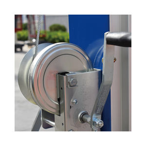 Piccolo sollevatore materiale in alluminio manuale portatile con verricello a velocità singola con <span class=keywords><strong>CE</strong></span> e ISO - Product Image 5