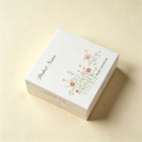 Savon pour le visage personnalisé, blanc poussiéreux, emballage en carton, contour doré, forme ovale, soin de la peau, bain, beauté, emballage mat