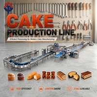 Ligne de production de gâteaux industriels TG, système de fabrication de gâteaux éponge à texture uniforme et à dosage précis.