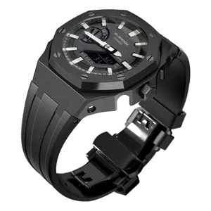 Eraysun G Shock GA2100 حزام فاخر من الفولاذ المقاوم للصدأ لكاسيو غا2100