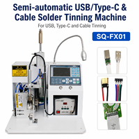 Machine à soudure semi-automatique pour circuits imprimés 3Q, prix usine, machine à étainner les câbles USB Type-C Micro Lightning, AC220V, garantie 1 an