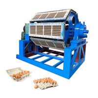 Máquina Automática Nueva para Fabricación de Bandejas de Cartón para Huevos, Precio de Fábrica, Controlada por PLC, Motor con Caja de Cambios, 60 Piezas/Min, Línea de Procesamiento de Bajo Costo
