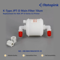 Filter Utama Ratopink KB-WACWA0301R-10 Tipe-K JPT-D 10um, Pengganti untuk Printer CIJ Seri K-K JPT-D