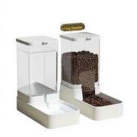 Fontaine à eau et distributeur automatiques pour chat avec eau courante sans fil, bol à boire pour animaux de compagnie en PP