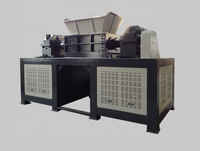 Broyeur de canettes en aluminium de petite taille, machine à broyer les tôles fines à double arbre, machine de recyclage et de broyage des métaux