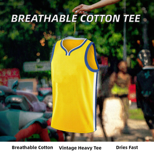 Breathable Mesh Men's Tank Sleeveless Sports Jersey Custom Logo Athletic <b>Vest</b> Teamwear - Product Image 2