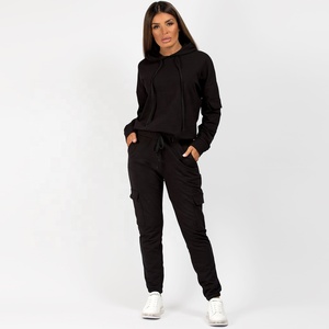 Casual Women Winter Hoodies Sports <b>Tops</b> Pants Tracksuit Sweatshirt <b>Sweat</b> Suit Jogging Set - Product Image 2