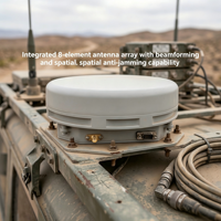Antenne GNSS anti-brouillage JT SJAJ-8-B1-3 avec triple/double brouilleur, rapport S/J 95 dB, support de base 3 bandes