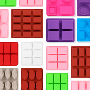 Custom Silicone Bath <b>Soap</b> Mold Multiple Shapes Certified Non-Stick, Multifunctional for DIY <b>Soap</b> Making Homemade Craft - Product Image 3