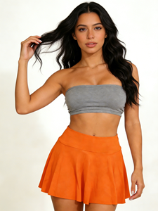 4 Conjuntos de Minifaldas Deportivas de Tenis Transpirables y Cómodas con Cintura Regular, Anti-Exposición, Multicolor, Corte en A y Bolsillos, Gran Ahorro - Product Image 1