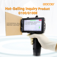 Impresora de Inyección de Tinta Térmica Portátil DOCOD G100E OEM/ODM de Doble Uso en Línea, Máquina de Codificación de Fecha TIJ para Negocios Mayoristas