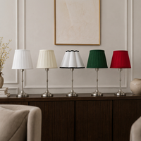 Lampe de table Senya-Pro Classic avec abat-jour en tissu, tactile, à intensité variable, rechargeable par USB, sans fil, lumière LED de nuit pour chambre à coucher, chevet, hôtel