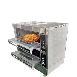 Nuevo Gas <span class=keywords><strong>Pizza</strong></span> 16 Pan Panadería Fabricación Horno para asar cerdos con gran precio - Product Image 3