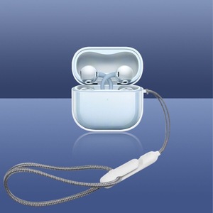 2025 New Soft TPU Clear Transparent Full Coverage <strong>Earphone</strong> Charging Box Shell Case for Huawei FreeClip 2 with Strap - Product Image 4