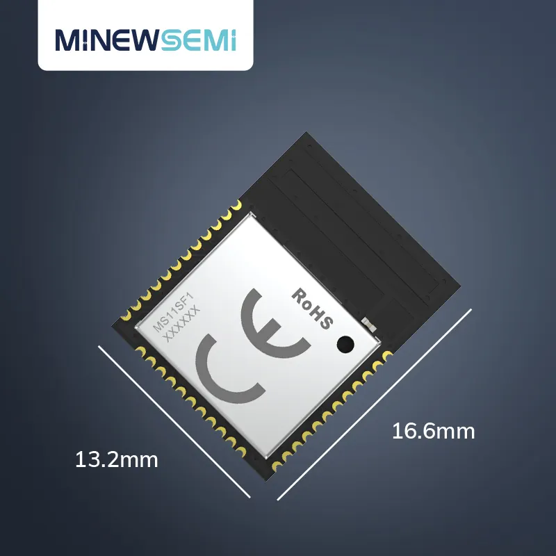 Module intelligent Wifi + Ble (ESP32-C3FN4 + nRF52833 Soc) Prise en charge du développement AT ESP IDF Prise en charge du maillage Bluetooth 5.0 avec fonction OTA