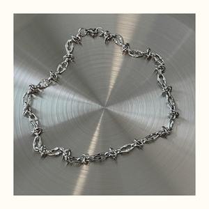 Collar de Cadena de Eslabones de Acero Inoxidable con Cierre de Labio y Espinas, Estilo Moderno, 45/50/55 cm - Product Image 3