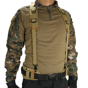 חגורת קרב טקטית MOLLE עם רצועות Y ניתנות להסרה, חגורת מותן מרופדת ועמידה לעומס כבד לאימוני קרב - Product Image 3