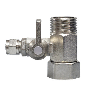 Robinet d'angle à 2 points intégré en alliage 1/2 po pour purificateur d'eau - Product Image 5