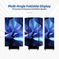 Pantalla Publicitaria Interior Plegable con Pantalla LED Táctil, Panel de TV de Celda Abierta, Generador de Frecuencia Schumann