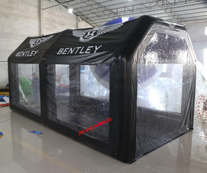 Cabine de peinture gonflable scellée à l'air sur mesure pour voitures Tente de cabine de peinture gonflable hermétique pour voiture avec garage - Product Image 3