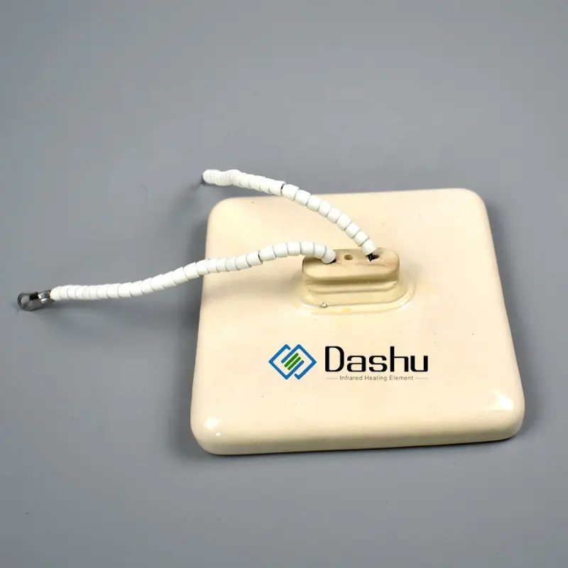 DaShu céramique infrarouge lointain panneau radiateurs chauffage émetteur 120*120mm 220v élément chauffant pour thermoformage