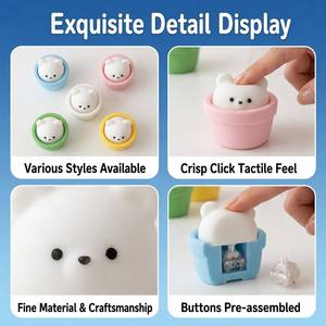 Vashine Juguete Sensorial Impreso en 3D con Interruptor de Teclado Mecánico, Amuleto de Bolsa con Forma de Animal para Alivio de la Ansiedad y TDAH, Decoración de Oficina - Product Image 2
