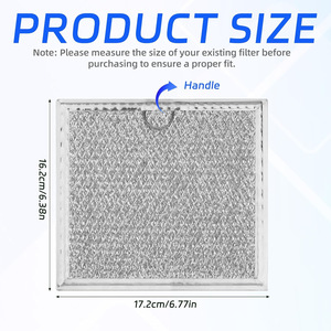 Filtro de Grasa de Aluminio para Horno Microondas, Paquete de 2, Filtro de Malla Duradero para Secado y Filtración - Product Image 3