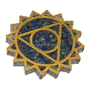 Juego de tapete de cocina, chacra, lapislázuli, orgón - Product Image 1