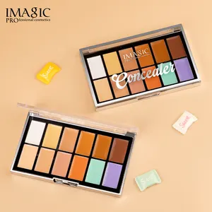 Palet Concealer kualitas tinggi, palet Concealer pelembab, krim Bronzer, kontur pencerah, korektor warna wajah