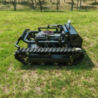 Longjie Tondeuse télécommandée 452-80A Tondeuse tout-terrain à chenilles avec opération simple et haute efficacité avec CE EPA