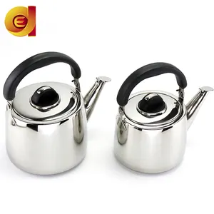 China supplier Stainless steel European flat bottom wooden handle electric kettle