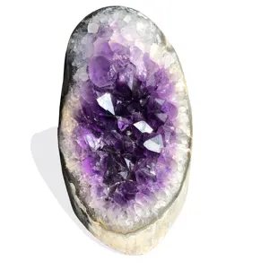 批发天然水晶簇漂亮的紫水晶簇自由形式的装饰
