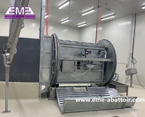 Conception de production en usine Équipement d'abattoir de bétail halal Boîte de mise à mort rotative rituelle pour machine d'abattoir de vaches - Product Image 5