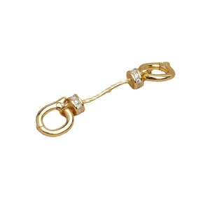Wenchi S925 Plata China Universal DIY Accesorio Hecho a Mano Tapas de Cuentas de Doble Uso con Orificio Pasante 5496 Hebilla para Collar - Product Image 5