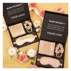 Sang Trọng Comforter Đẹp Ngủ Lụa Gối Trường Hợp Quà Tặng Thiết Lập Với Hộp Lụa Gối Bìa 100% Dâu Lụa Áo Gối - Product Image 2