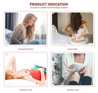 Patchs OEM de thérapie thermique au carbone actif pour le soulagement des douleurs menstruelles Fourniture en vrac pour soulager les coliques abdominales
