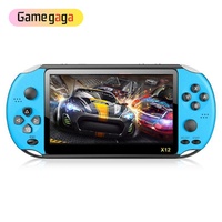 Consola de Videojuegos Retro Portátil X12 de 5.1 Pulgadas con 2000 Juegos, 8 GB de Memoria y Resolución de 640x480 para Niños