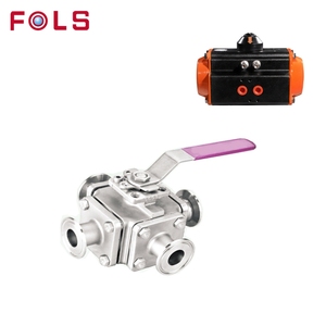 Válvula de Bola de Acero Fundido de 4 Vías para Tuberías - Product Image 1