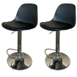 2024 Factory Wholesale Counter Bar Stool Chair High Adjustable Swivel Bar Chair for Bar and Restaurant