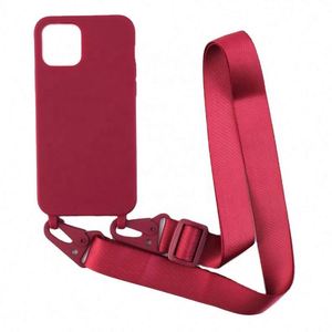 Lanière Hulle pour <span class=keywords><strong>iphone</strong></span> <span class=keywords><strong>11</strong></span> Pro Max sangle <span class=keywords><strong>cordon</strong></span> attache <span class=keywords><strong>coque</strong></span> de téléphone avec crochet souple étui en Silicone TPU pour <span class=keywords><strong>iphone</strong></span> 12 étui bandoulière - Product Image 1